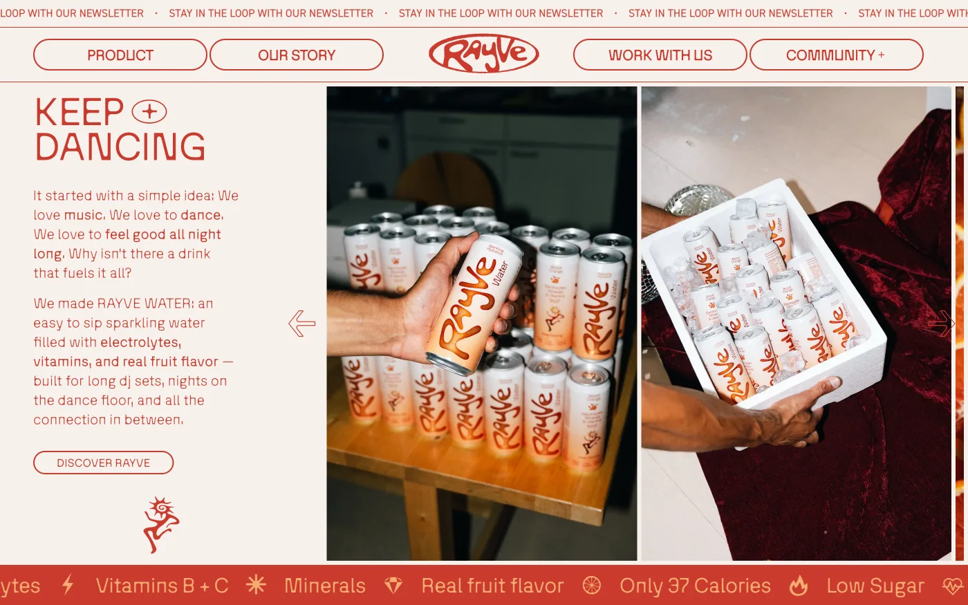 Rayve Water: Sparkling hydration · Shopify