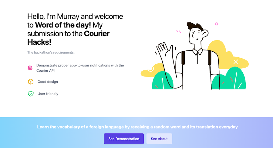 Courier · Word of the Day